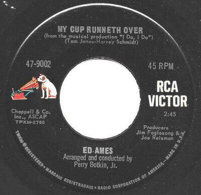 Ed Ames - My Cup Runneth Over (7", Single, Ind) (Near Mint (NM or M-))