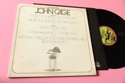 John Cage LP Music for Marcel Duchamp Original Italy 1974 NM Gatefold Cover