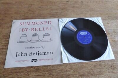 John Betjeman Selections from Summoned by Bells UK '61 1st Argo RG 273 Poetry LP