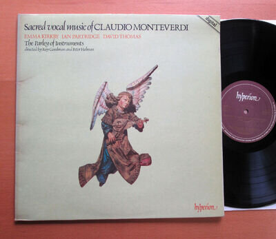 Hyperion A66021 Sacred Vocal Music Of Monteverdi Emma Kirkby EXCELLENT Gatefold