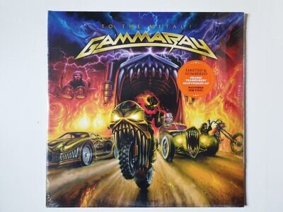 GAMMA RAY To The Metal! ORANGE vinyl 2LP Limited Numbered EU Edition NEW SEALED