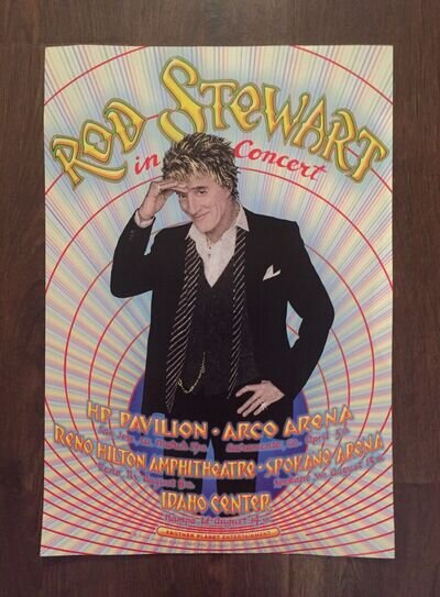 Rod Stewart Original USA Tour Concert Poster