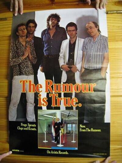 The Rumour Is True Poster Band Shot Frogs Sprouts Clogs and Krauts Graham Parker