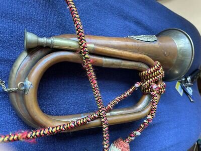 vintage military bugle