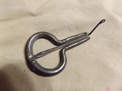 Antique Vintage Musical Hand Percussion Instrument Metal Jaw Jews Harp England