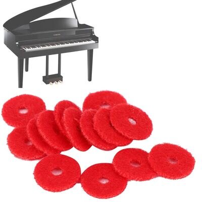 Solid Wood Piano Accessories Red Piano Ring For Home Piano