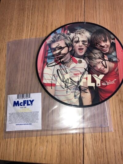 McFLY SIGNED THAT GIRL 7” SCARCE