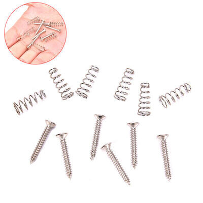 6pcs Electric Guitar Single Coil Pickup Mount Height Screw with Spring Sc,yo