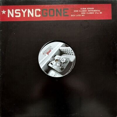 Nsync-Gone 3-track 12" vinyl DJ promo 2001 new unplayed Justin Timberlake