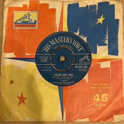 FABIAN - Hound Dog Man (HMV POP 695) 1959 7” 45rpm