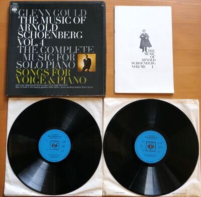 CBS 72459/60 Glenn Gould Music Of Arnold Schoenberg Vol. 4 NM 2LP Vinyl Box Set