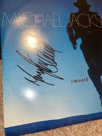 Michael Jackson / signed autograph Album Smooth Criminal