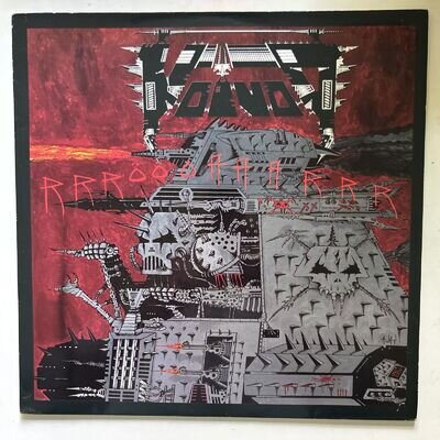 Voivod - Rrroooaaarrr LP German import 1986 N0040 Rock Thrash Metal EX/EX