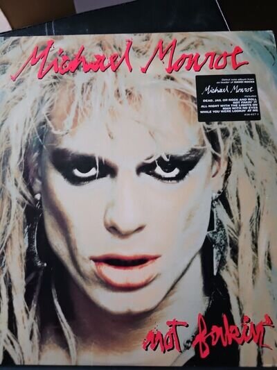 Michael Monroe - Not Fakin' It - Used Vinyl Record - 31 - T7426z