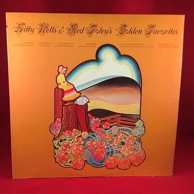 KITTY WELLS & RED FOLEY Golden Favorites - 1980 USA VINYL LP EXCELLENT CONDITION