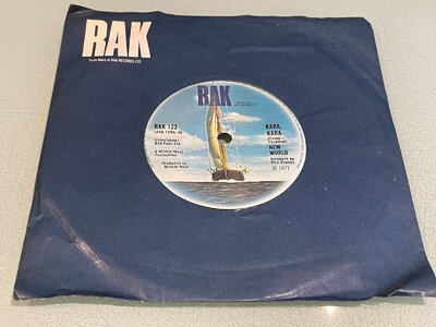 New World - Kara, Kara - Lord of The Dance - Vinyl Record 7" Single - 1971 RAK