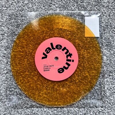 Jessie Ware Sampha Valentine 7" Orange Vinyl Record