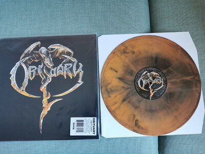 OBITUARY OBITUARY S/T 12" BLACK AND HALLOWEEN ORANGE GALAXY EDITION VINYL NEW