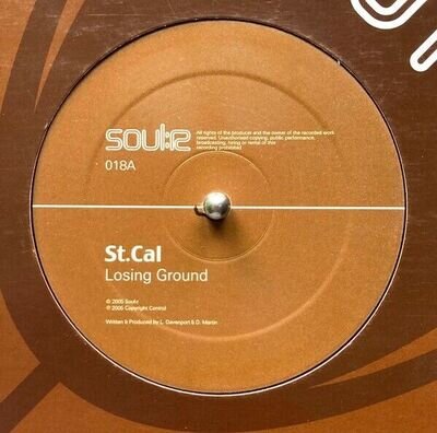 ST Files & calibre - Losing Ground Soul:r  LTJ bukem Jungle Drum&Bass VG+