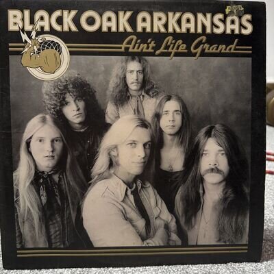 Black Oak Arkansas Ain't Life Grand LP Album Vinyl Record ATL 50150 - VG+/EX