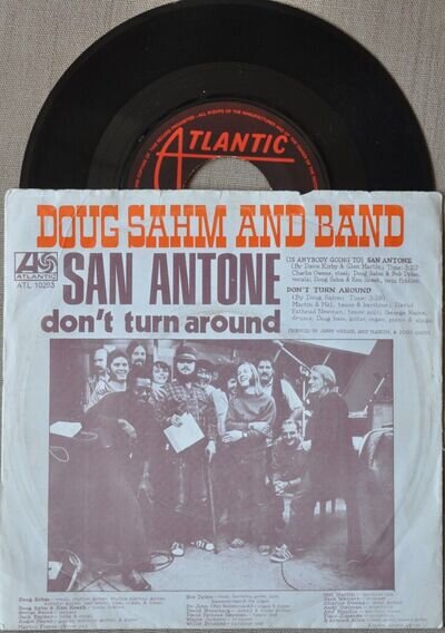 BOB DYLAN & DOUG SAHM PS HOLLAND SINGLE - IS ANYBODY GOING TO SAN ANTONE