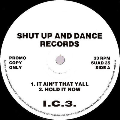 I.C.3. - It Ain't That Yall (12", Promo) (Mint (M)) - 101501784