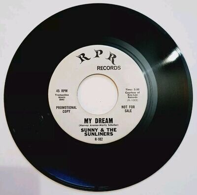 Sunny And The Sunliners Hip Huggin Mini My Dream Lowrider Soul Record Promo