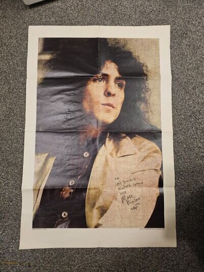 Marc Bolan Jackie Poster