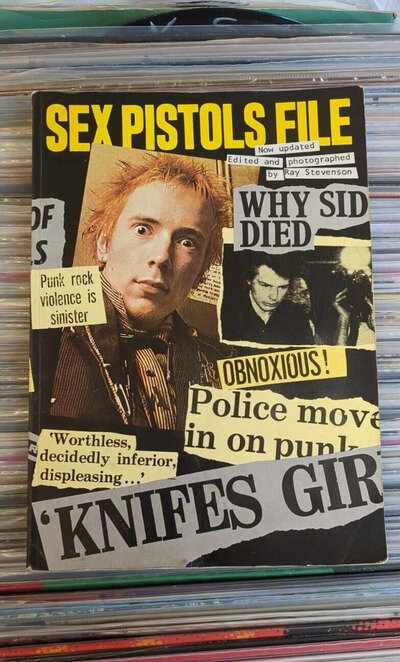 SEX PISTOLS FILE MAGAZINE BOOK EDITED BY RAY STEVENSON VINTAGE 1970S