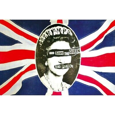 SEX PISTOLS premium fabric poster