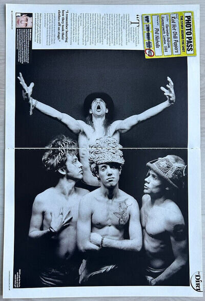 RED HOT CHILI PEPPERS - 2012 2-page UK magazine poster feature