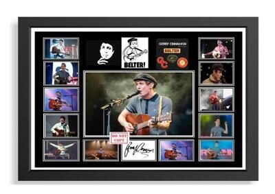 (409) gerry cinnamon signed photograph framed unframed (reprint) great gift ****