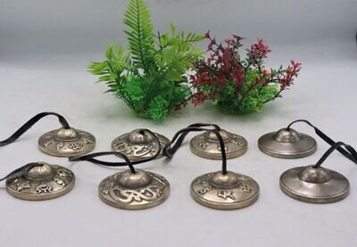 🔔 Introducing Tibetan Pure Handmade 7cm Tingsha Meditation Combo of 4 Pair 🔔