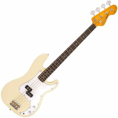 Vintage V4 Reissued Bass ~ Vintage White