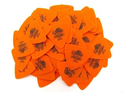 Dunlop Guitar Picks Tortex Tri 72 Picks .60mm 431R.60 Orange