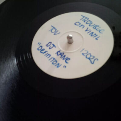 DJ Kane - Definition / Yeah Yall (TOV Test Press) Rare 12" VG+ 1997