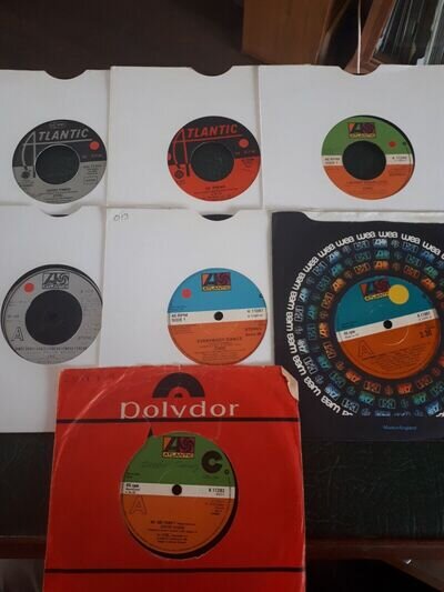 CHIC.NILE RODGERS. SET OF 7 UK SINGLES. ALL LISTED IN DESCRIPTION.