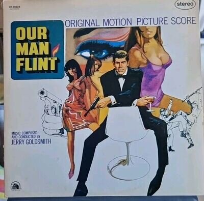 Jerry Goldsmith - OUR MAN FLINT Movie Soundtrack - STEREO CR-10028