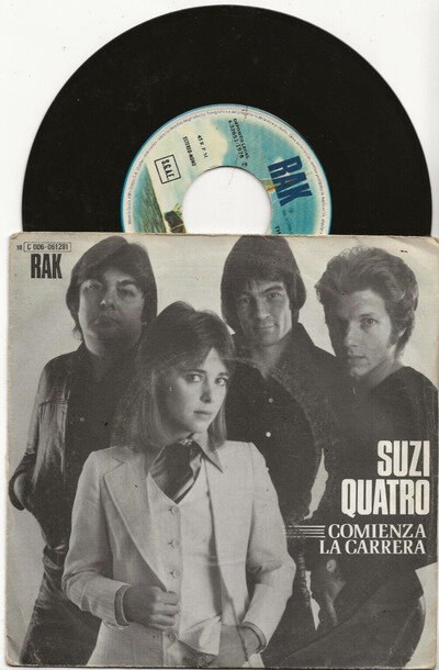 SUZI QUATRO COMIENZA LA CARRERA (THE RACE IS ON) RARE SINGLE FROM SPAIN