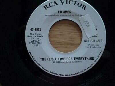 Ed Ames ‎– There's a time for everything - 7" Single - RARE US PROMO pressing