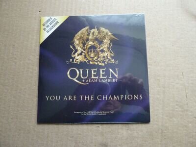 QUEEN + ADAM LAMBERT - YOU ARE THE CHAMPIONS - 7" SINGLE - 2685 / 3000 - NEW