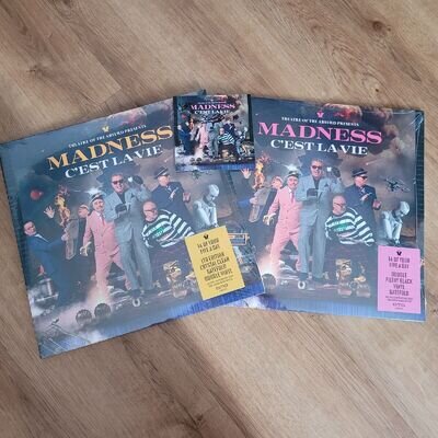 Madness - Theatre Of The Absurd 'C'est La Vie' - 2 Double Vinyl, Signed Art Card