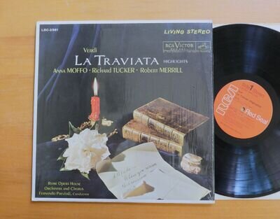 LSC-2561 Verdi La Traviata Anna Moffo Richard Tucker RCA Living Stereo NM