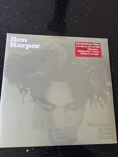 Ben Harper - Welcome to the Cruel World - 2 x lp VINYL NEW SEALED