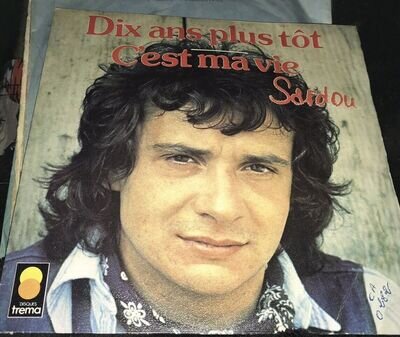 🎵 MICHEL SARDOU 🎵 DIX ANS PLUS TOT C'EST MA VIE 45 FRANCE PRESS 1977