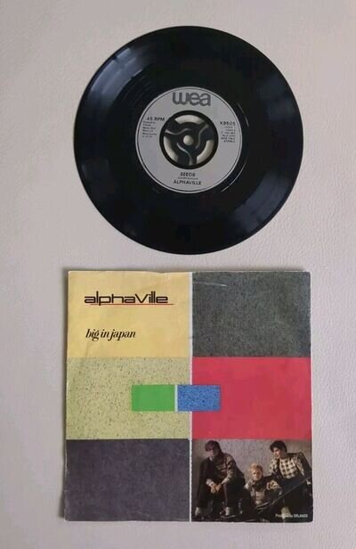 Alphaville - Big In Japan. 7" Vinyl Single 45rpm (1984 WEA Records) Original