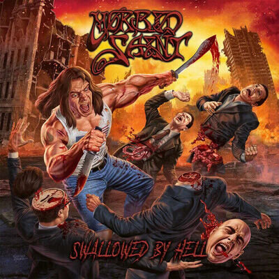 Morbid Saint : Swallowed By Hell VINYL 12" Album Coloured Vinyl (2024)