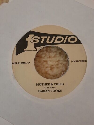 Fabian Cooke MOTHER & CHILD Studio One 7" 45 JA roots regaae dub