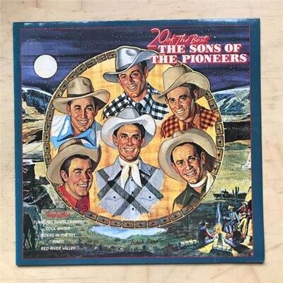 SONS OF THE PIONEERS 20 OF THE BEST LP 1985 COMPILATION - NICE COPY GERMAN