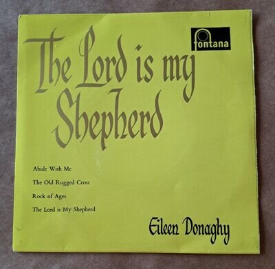 EILEEN DONAGHY THE LORD IS MY SHEPHERD 1960 FONTANA LABEL 4 TRACK VINYL E.P